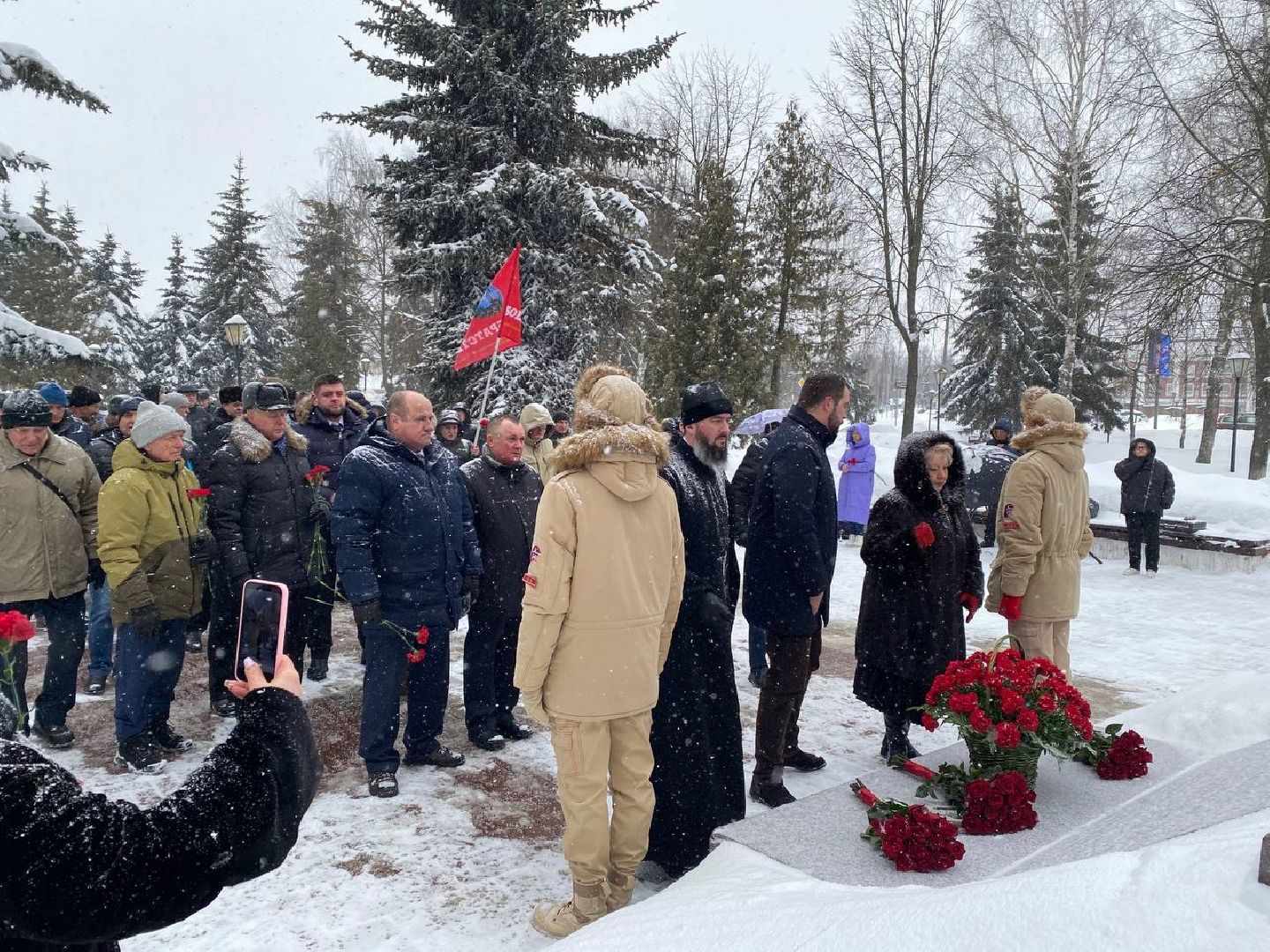 чехов, общество, возложение цветов, афганистан, праздник,
