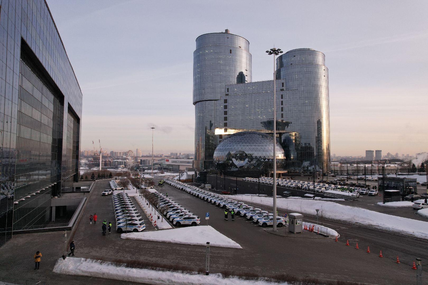 видео с коптера, дпс, автомобили,