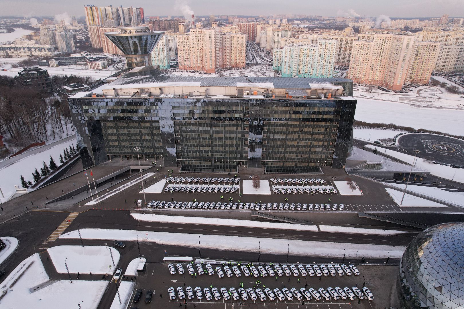 видео с коптера, дпс, автомобили,