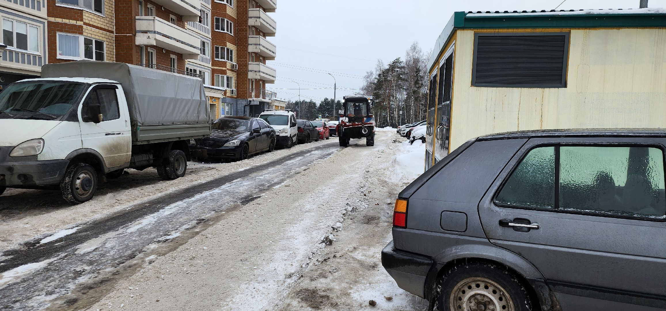 уборка снега, микрорайон Южный, Благосервис, Домодедово,