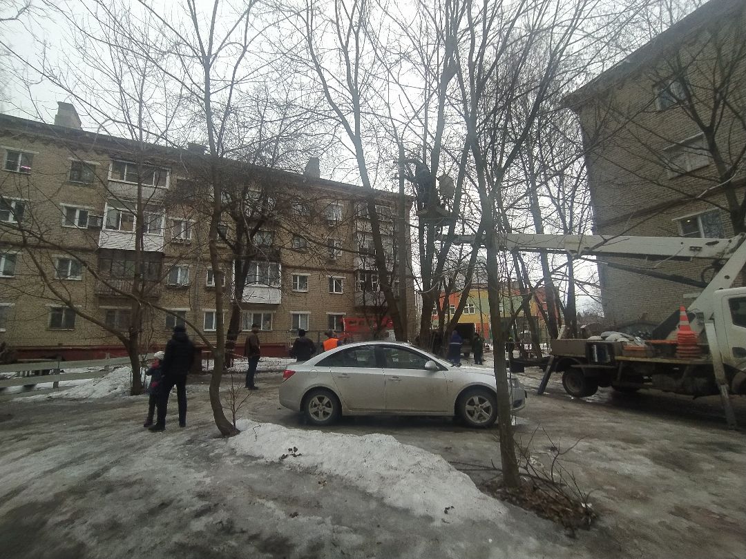 ЖКХ, обвал балкона, Щёлково, демонтаж