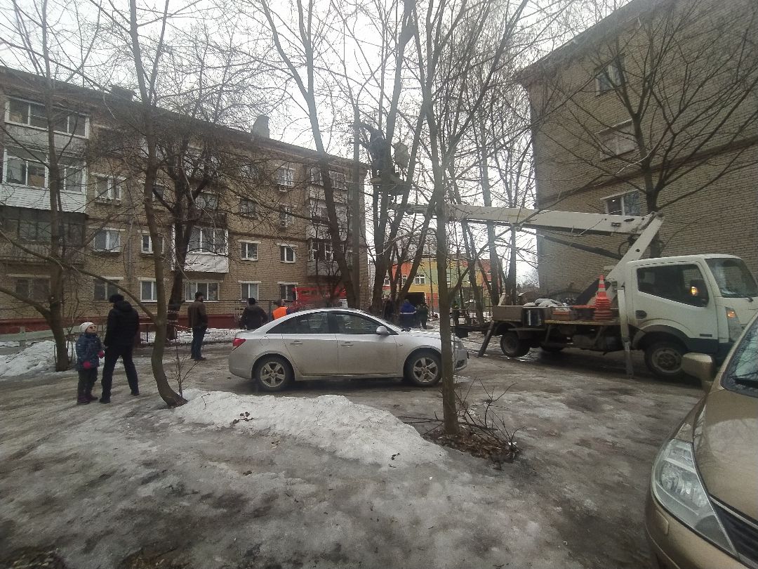 ЖКХ, обвал балкона, Щёлково, демонтаж