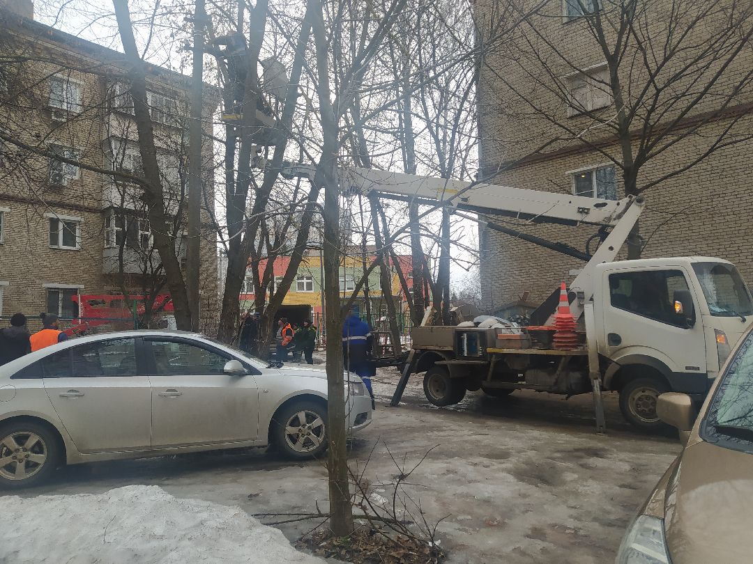 ЖКХ, обвал балкона, Щёлково, демонтаж