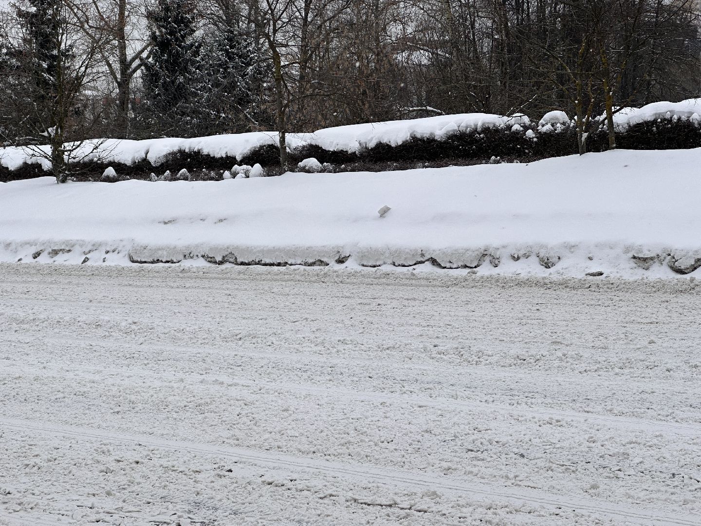 Одинцово, Уборка снега, Метель,