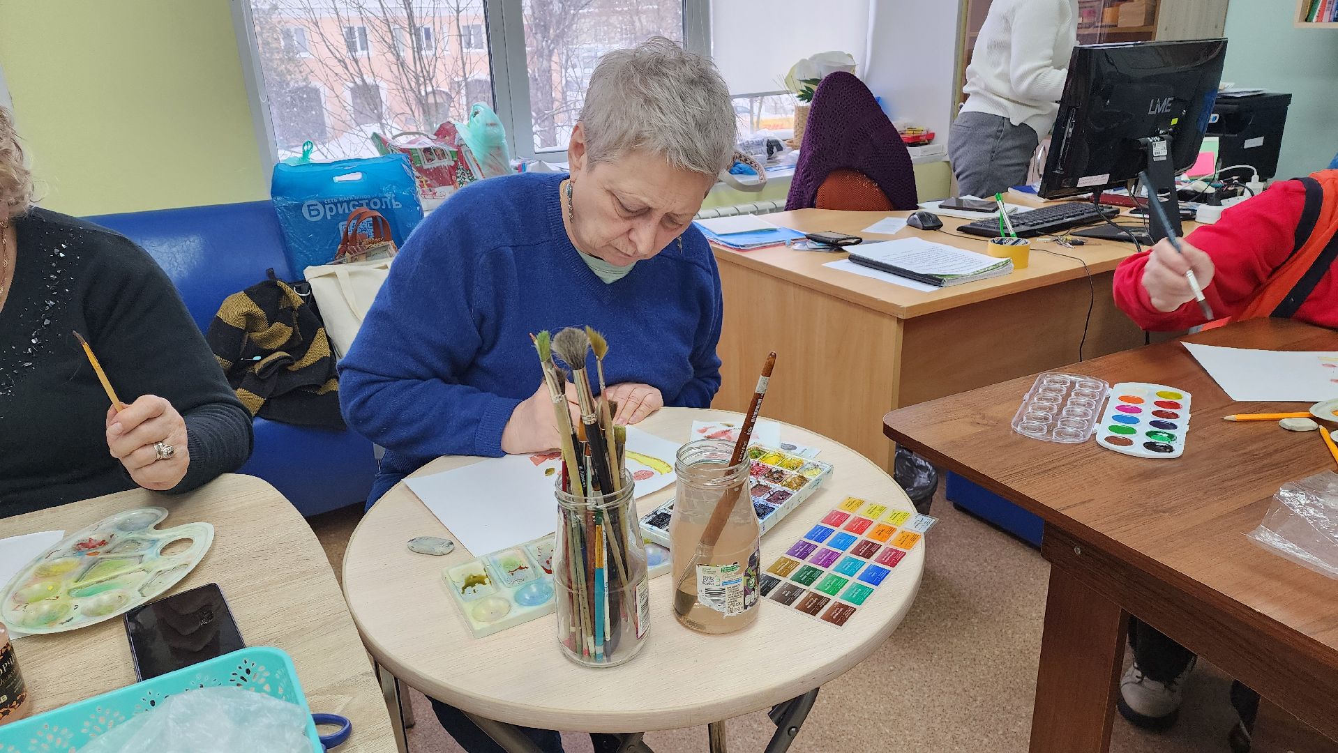 Подмосковье, городской округ пушкинский, Ивантеевка, активное долголетие, живопись,