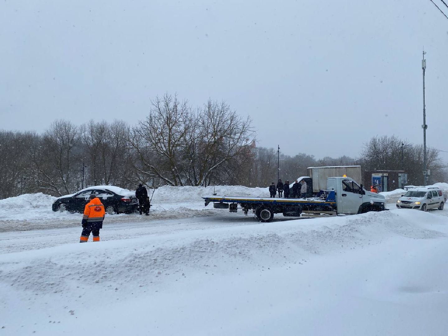 чехов, жкх, эвакуация машин, работа, коммунальная служба,