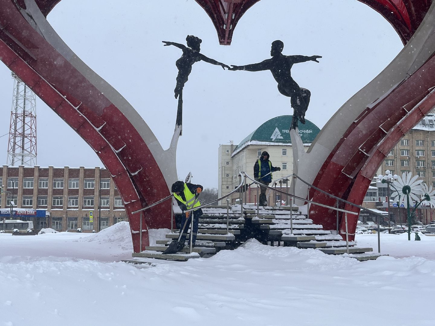наро-фоминск, уборка снега, снегопад,