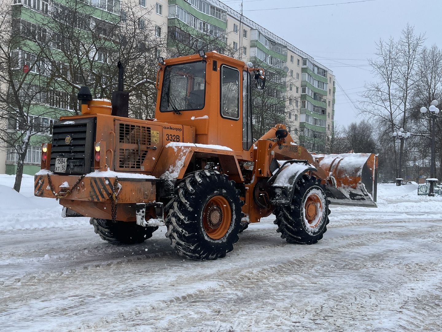 наро-фоминск, уборка снега, снегопад,
