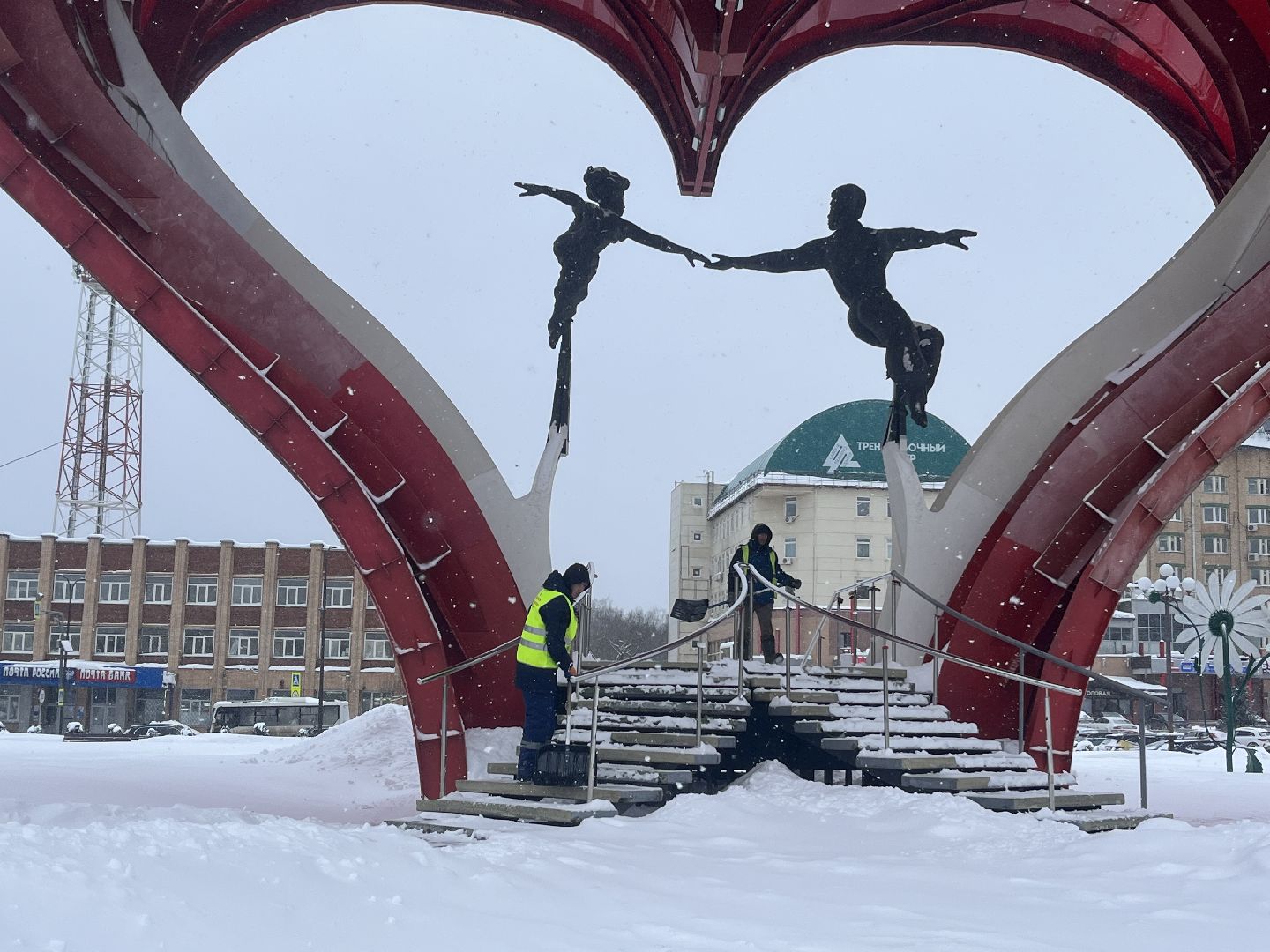 наро-фоминск, уборка снега, снегопад,