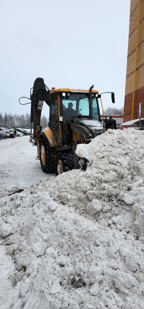 раменское, жкх, уборка снега на улице Молодежной в городе Раменское,