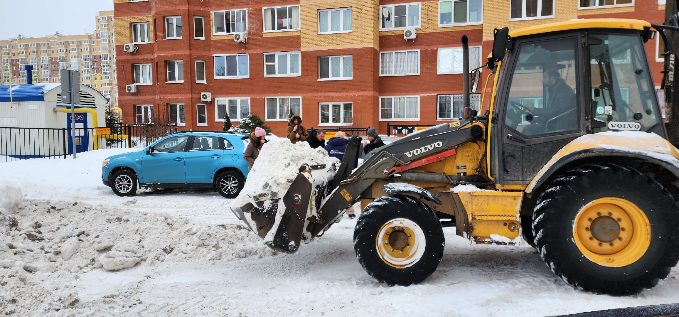 раменское, жкх, уборка снега на улице Молодежной в городе Раменское,