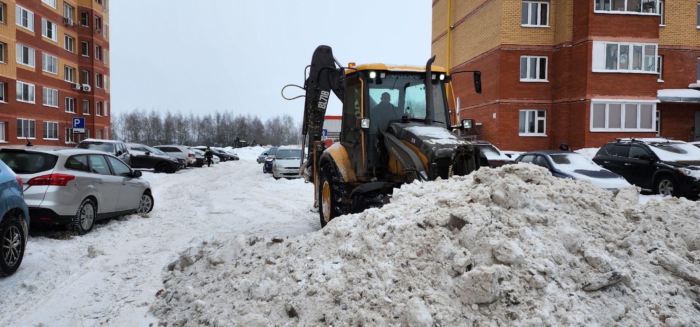 раменское, жкх, уборка снега на улице Молодежной в городе Раменское,