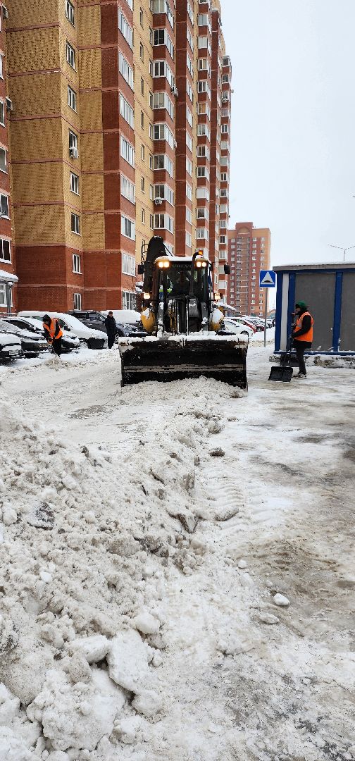 раменское, жкх, уборка снега на улице Молодежной в городе Раменское,