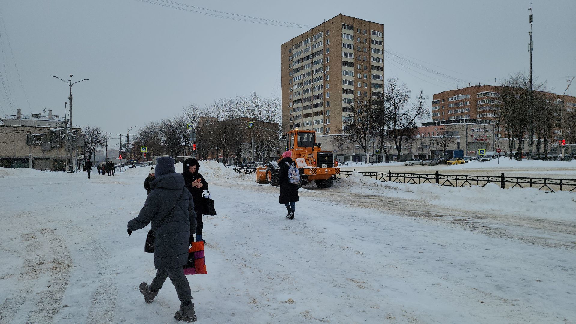 подольск, уборка снега,