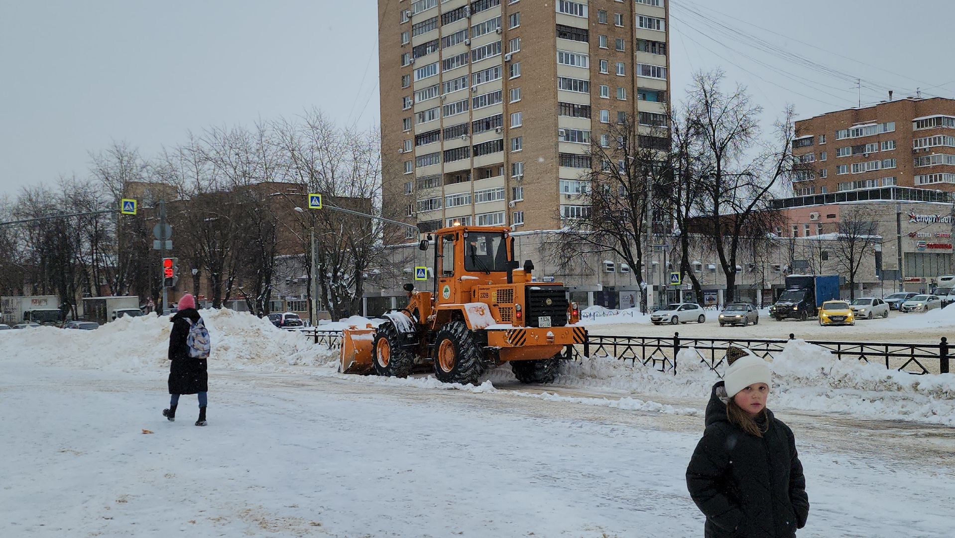 подольск, уборка снега,
