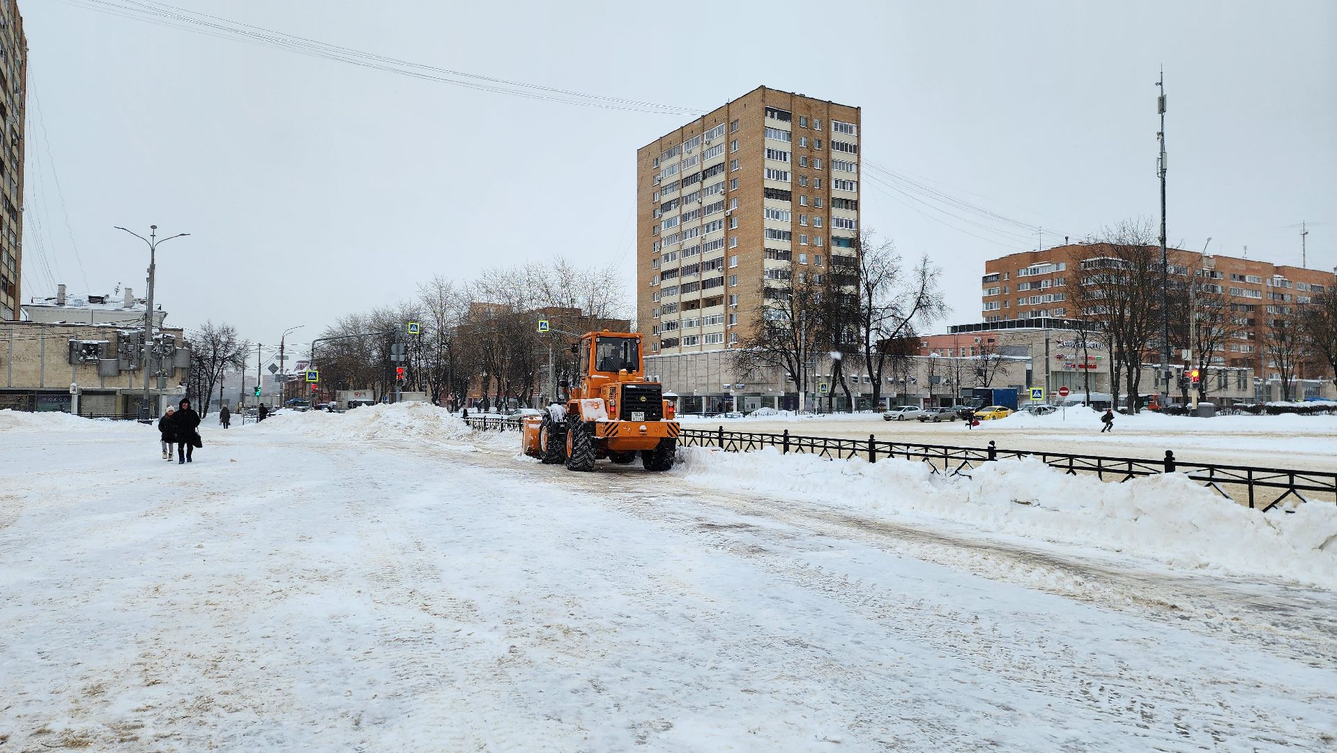 подольск, уборка снега,