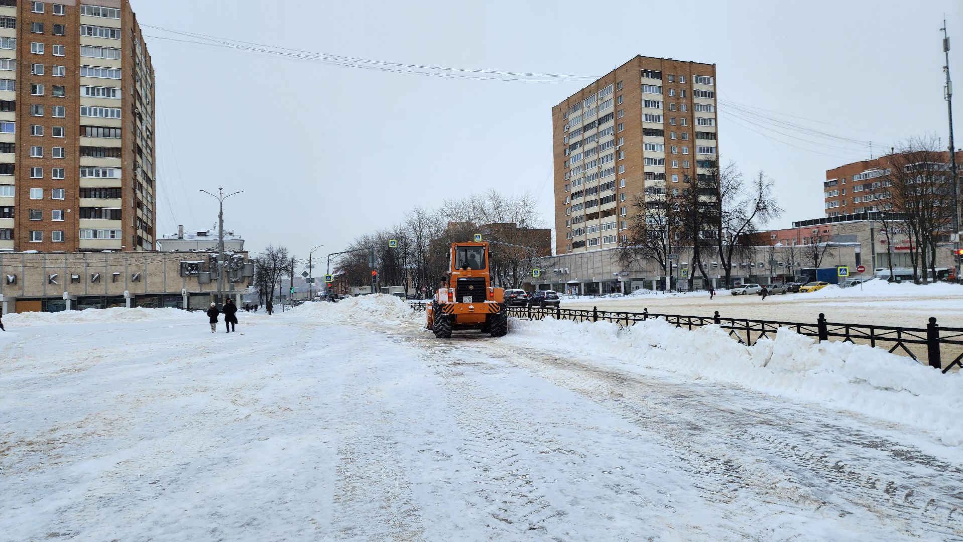 подольск, уборка снега,