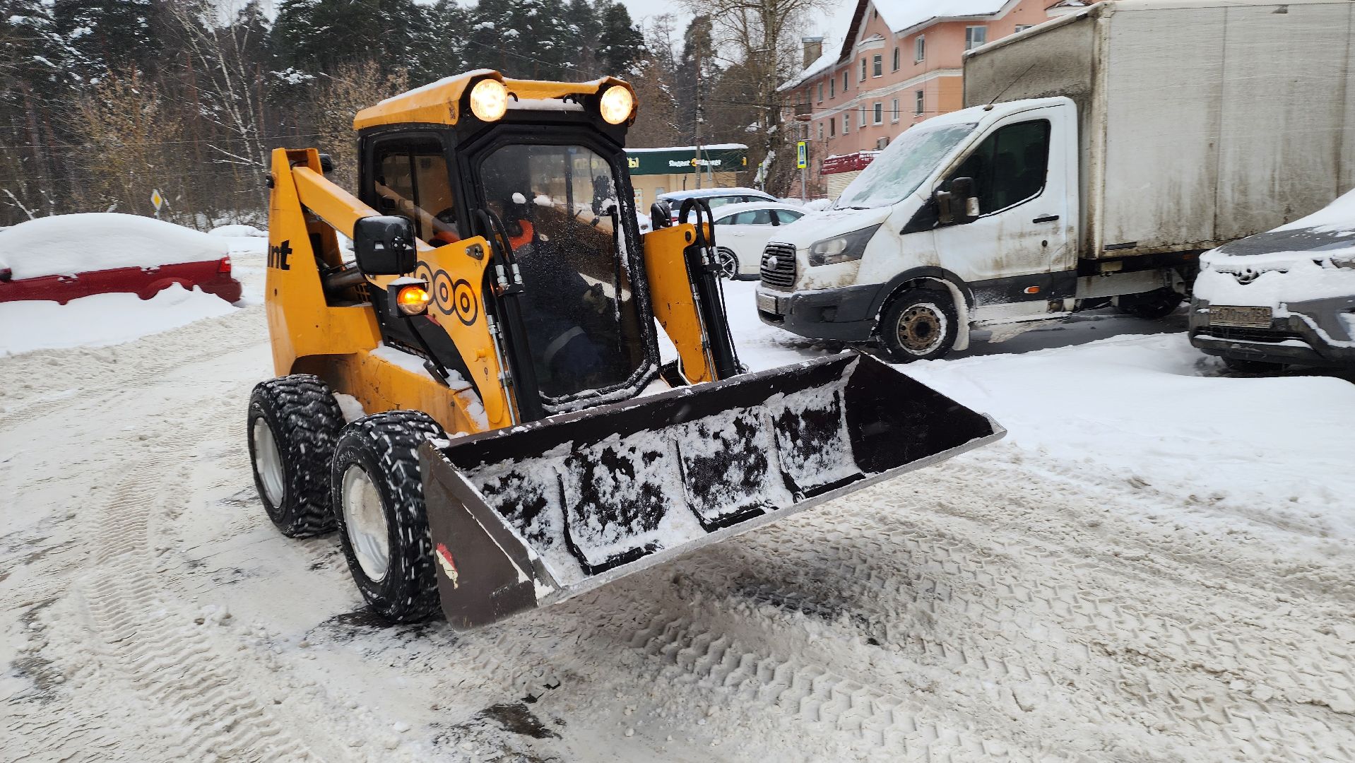 Подмосковье, Городской округ Пушкинский, Ивантеевка, городское хозяйство ивантеевка, Жкх, уборка снега,