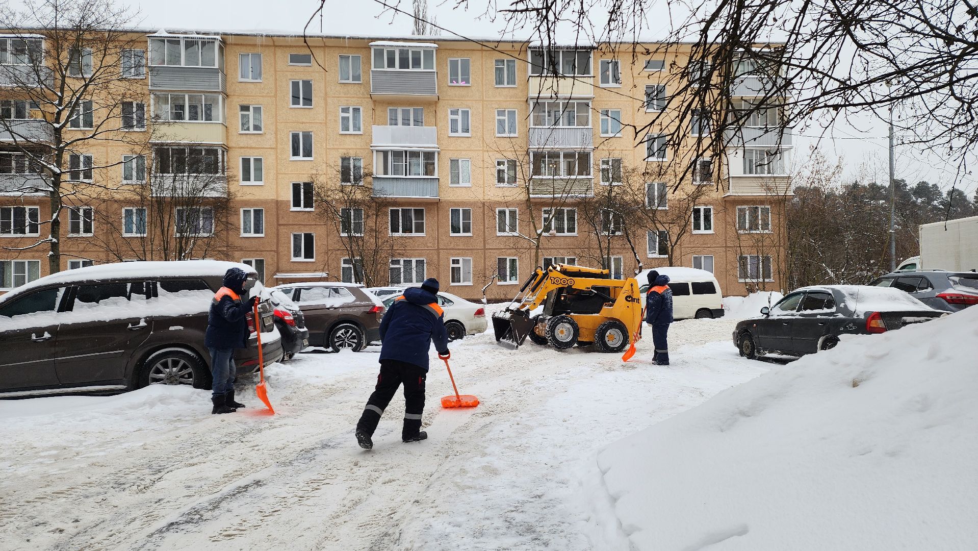 Подмосковье, Городской округ Пушкинский, Ивантеевка, городское хозяйство ивантеевка, Жкх, уборка снега,