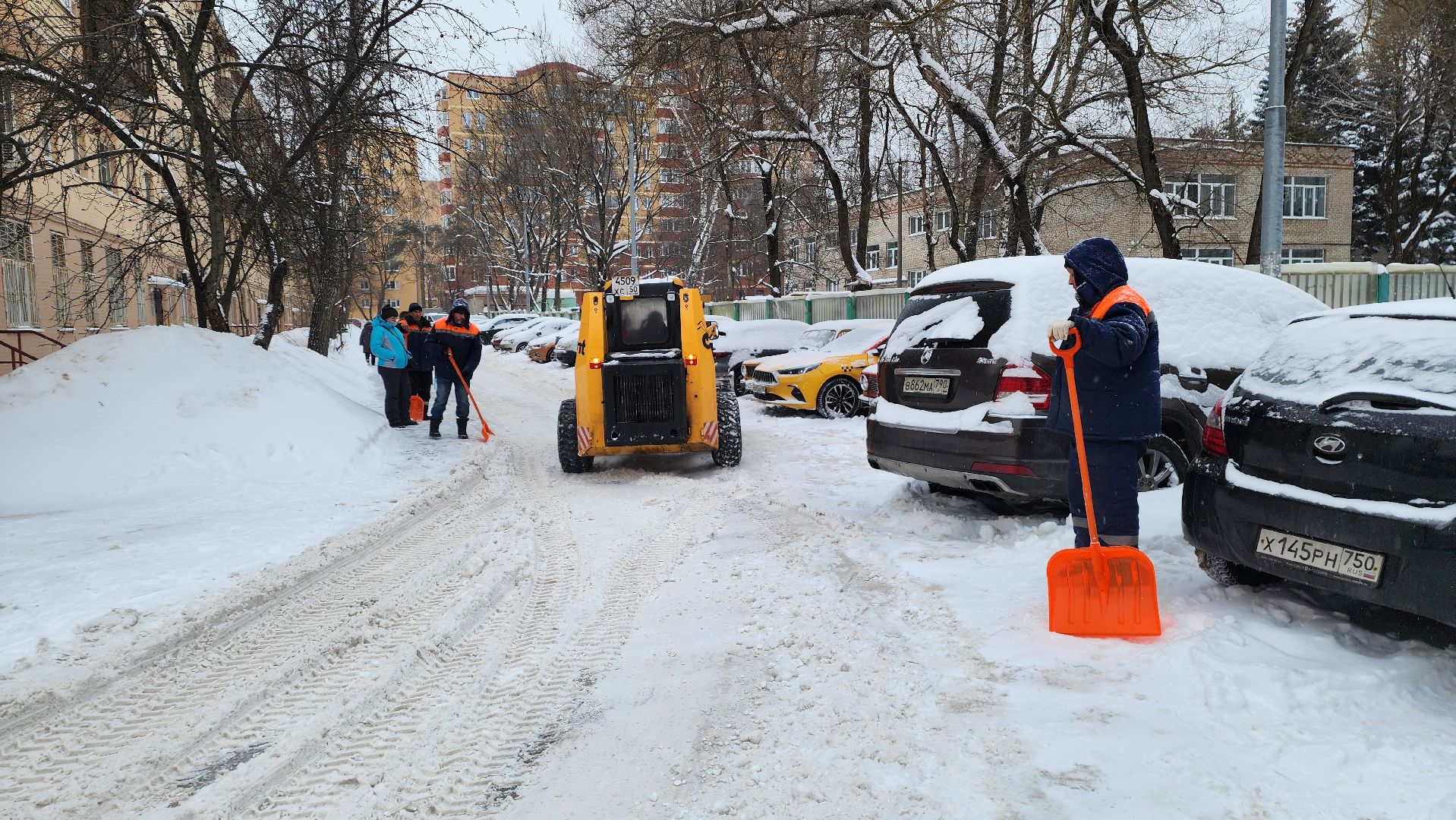 Подмосковье, Городской округ Пушкинский, Ивантеевка, городское хозяйство ивантеевка, Жкх, уборка снега,