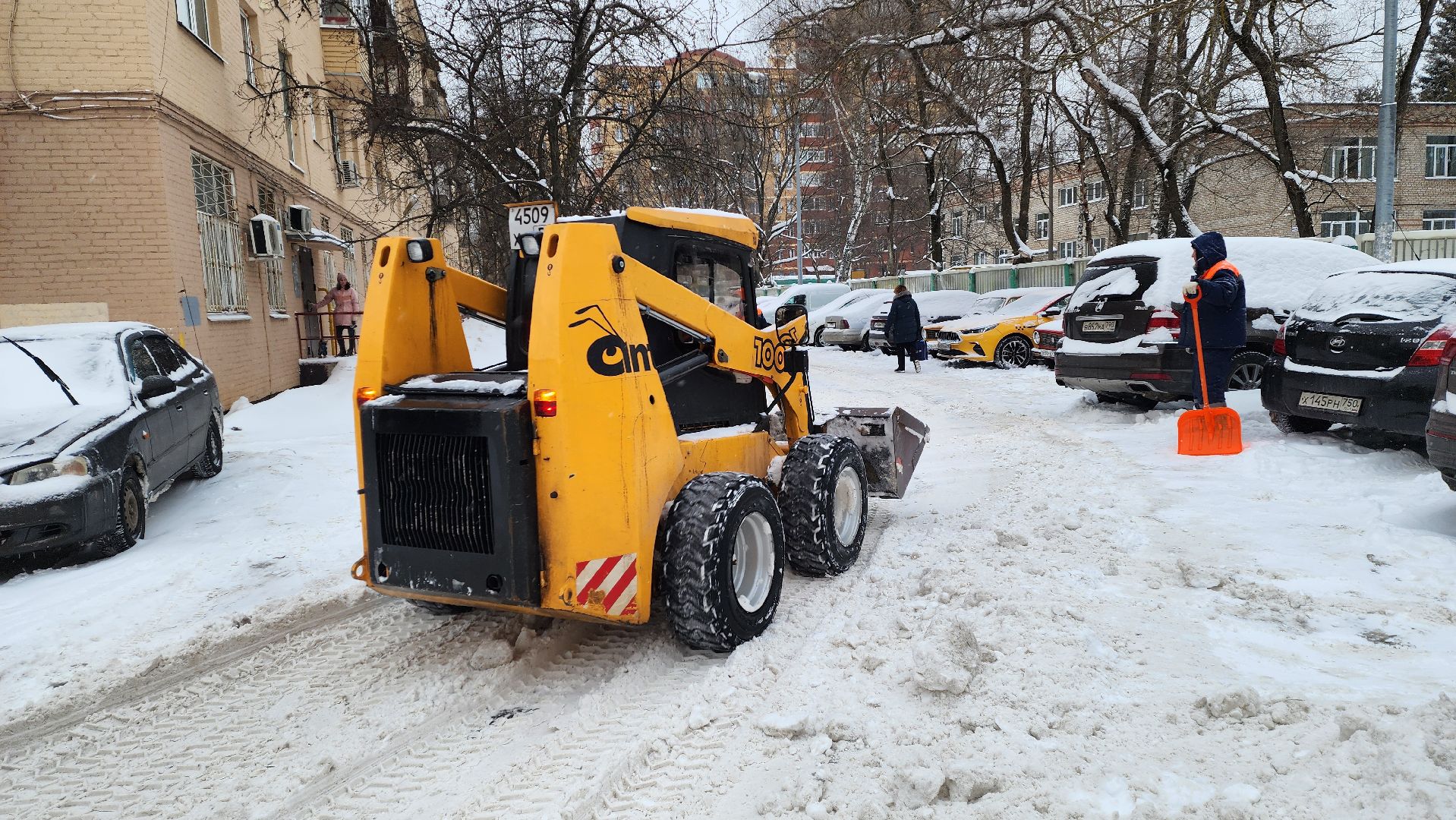 Подмосковье, Городской округ Пушкинский, Ивантеевка, городское хозяйство ивантеевка, Жкх, уборка снега,