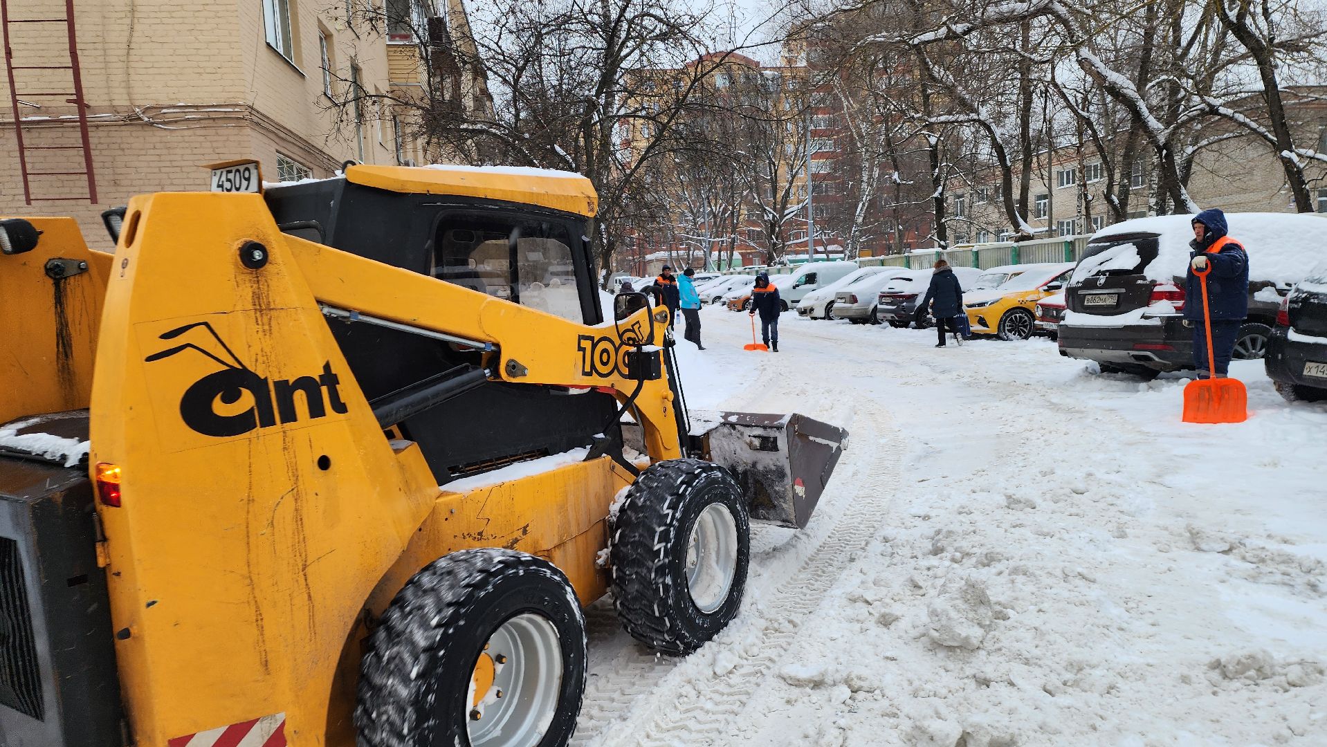 Подмосковье, Городской округ Пушкинский, Ивантеевка, городское хозяйство ивантеевка, Жкх, уборка снега,