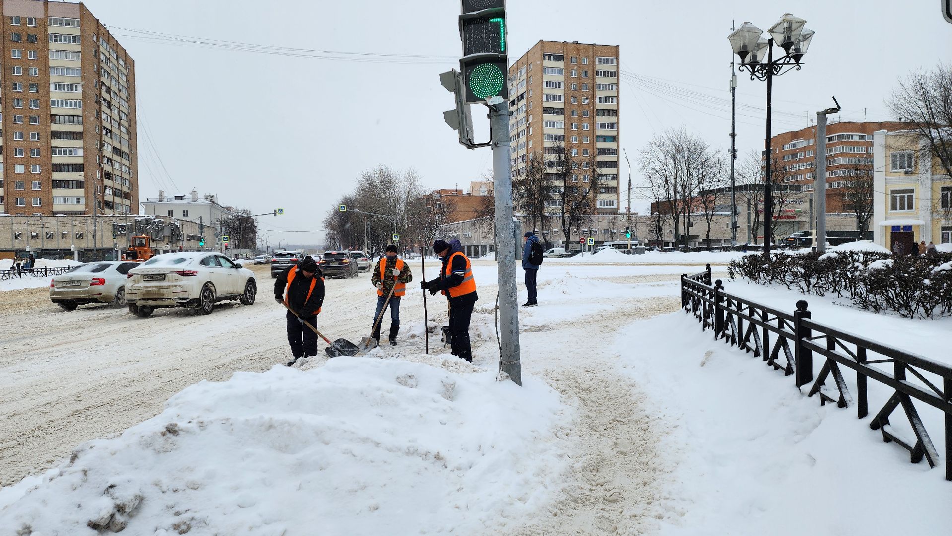 подольск, уборка снега,