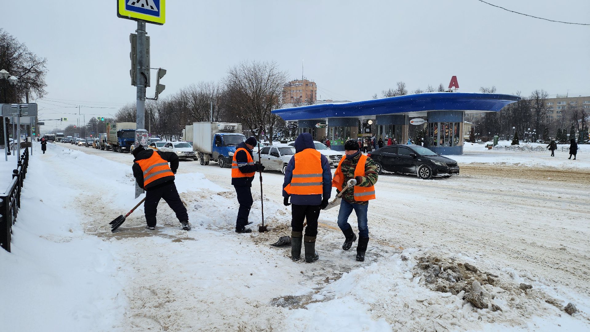 подольск, уборка снега,