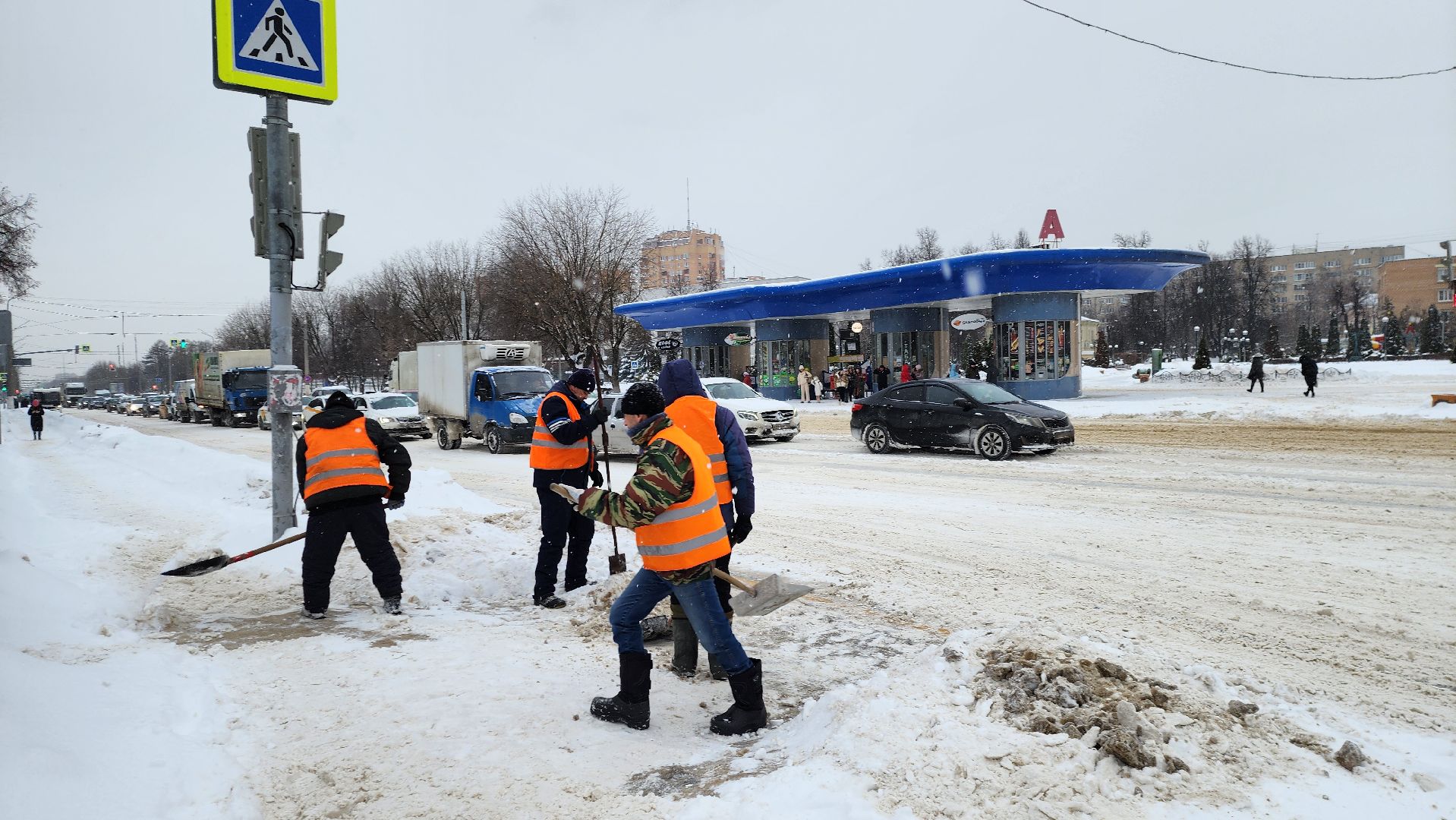 подольск, уборка снега,