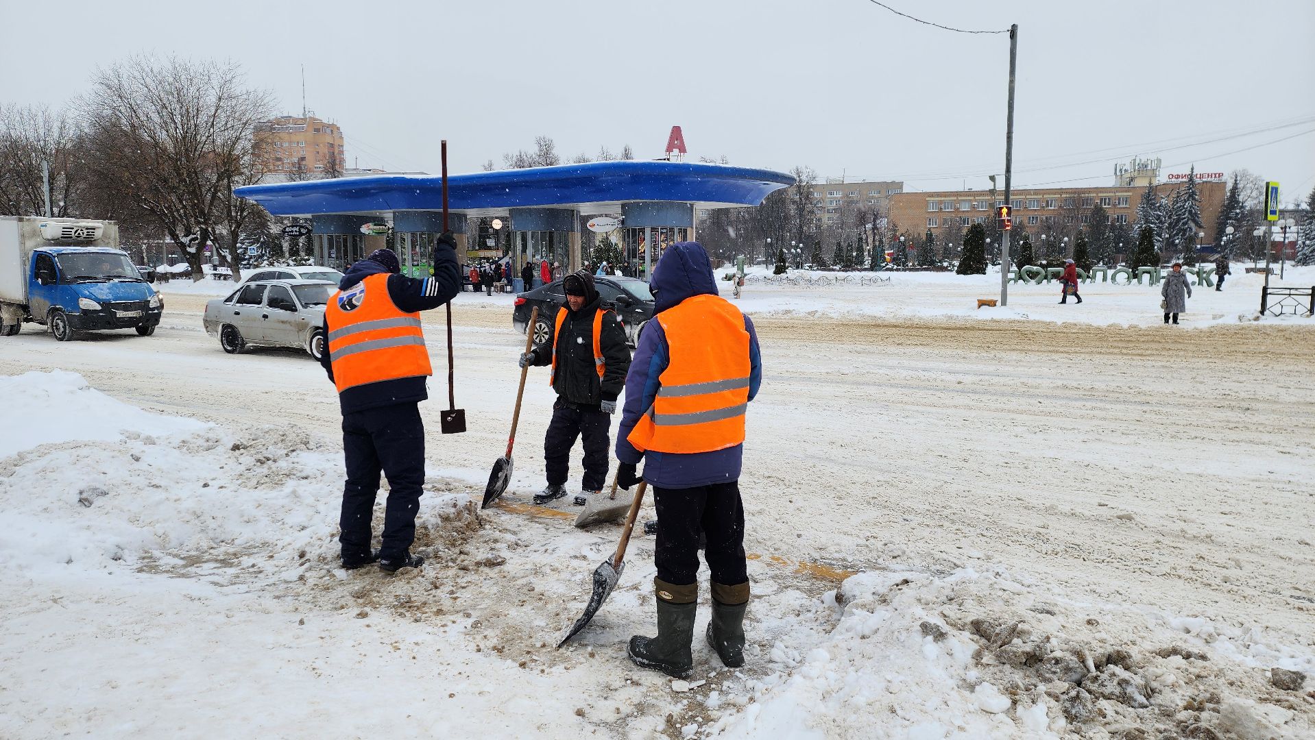подольск, уборка снега,