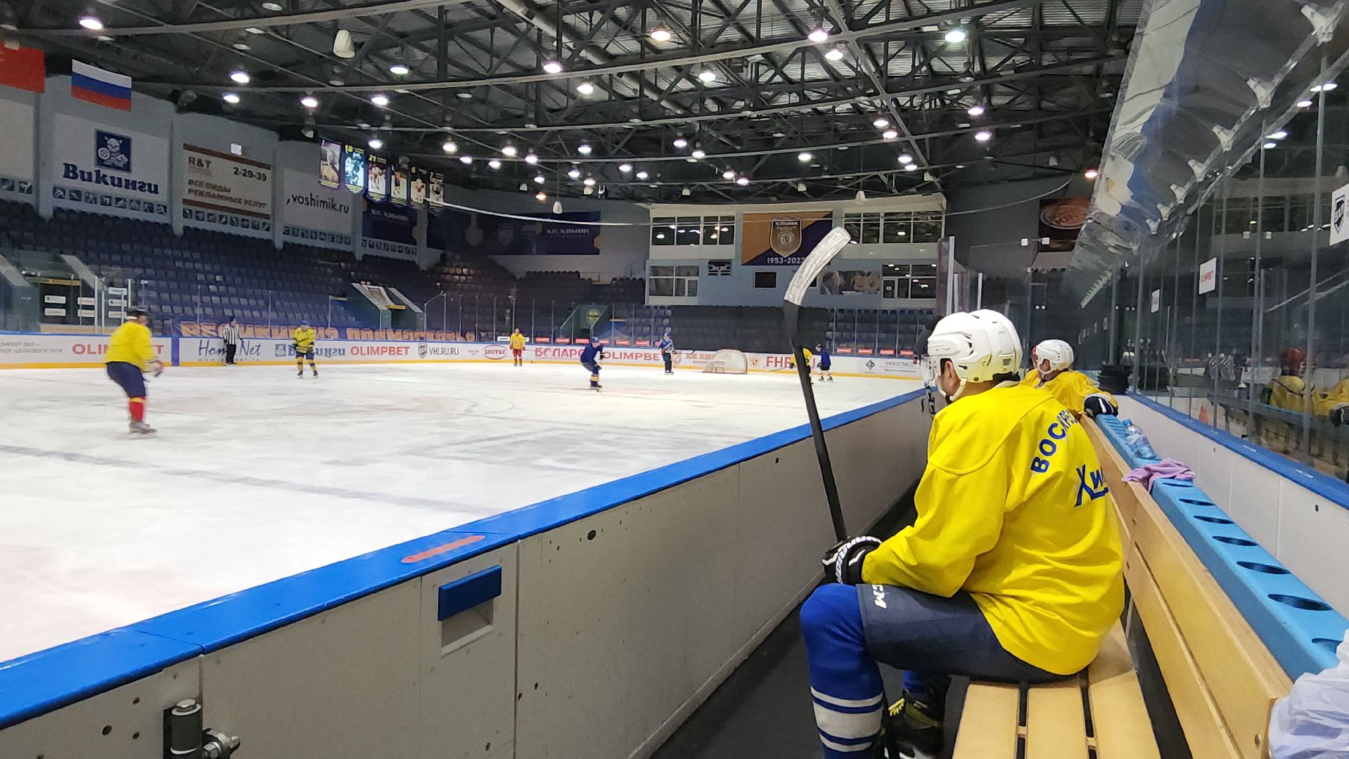 воскресенск, активное долголетие, хоккей, пенсионеры, спорт,