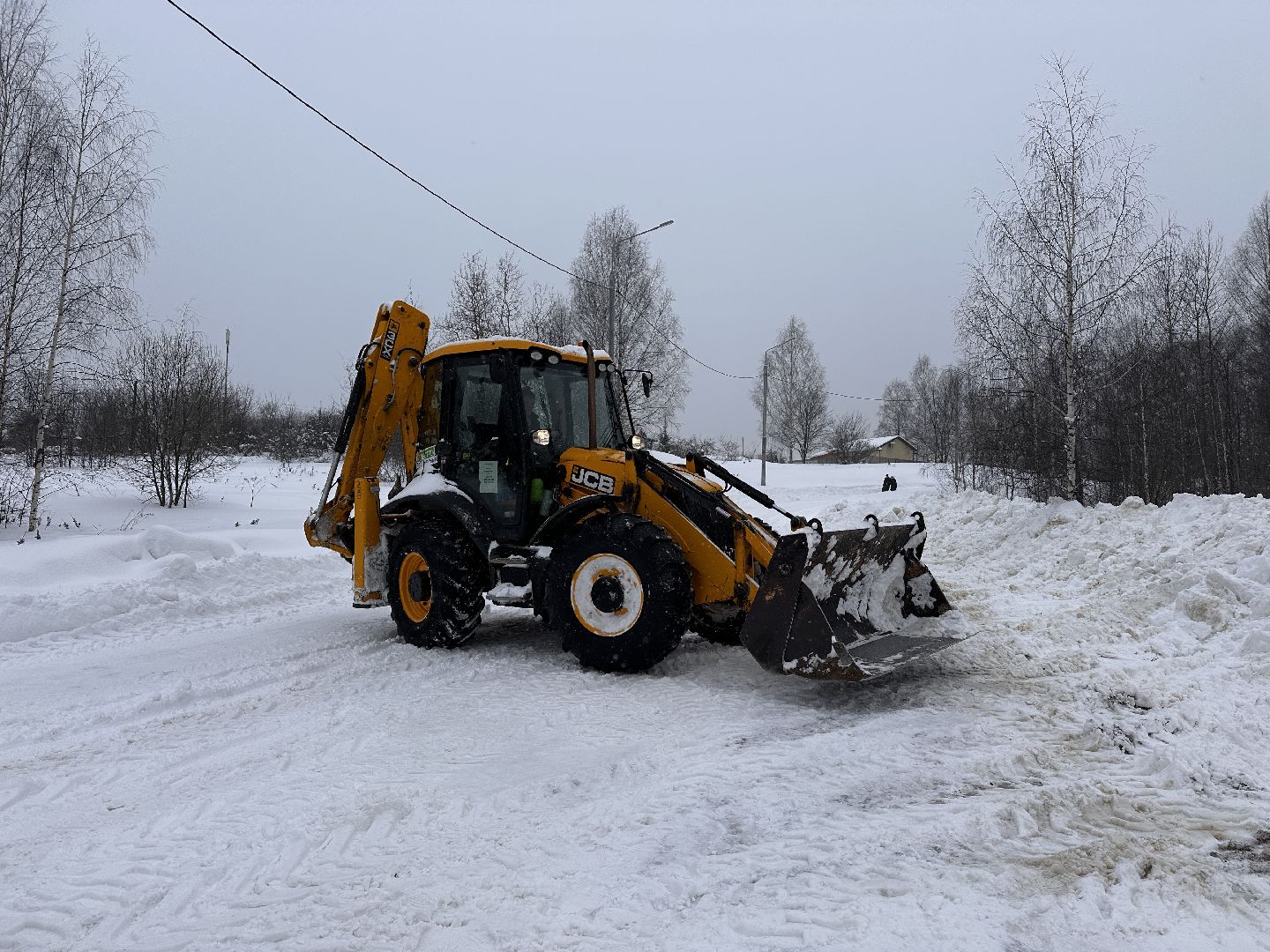 Клин, общество, снег, ЖКХ, очистка снега,