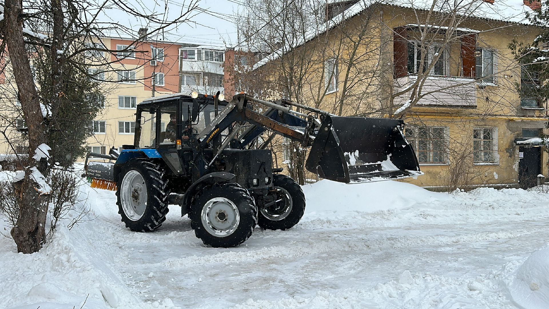 Клин, общество, ЖКХ, снег, уборка снега,