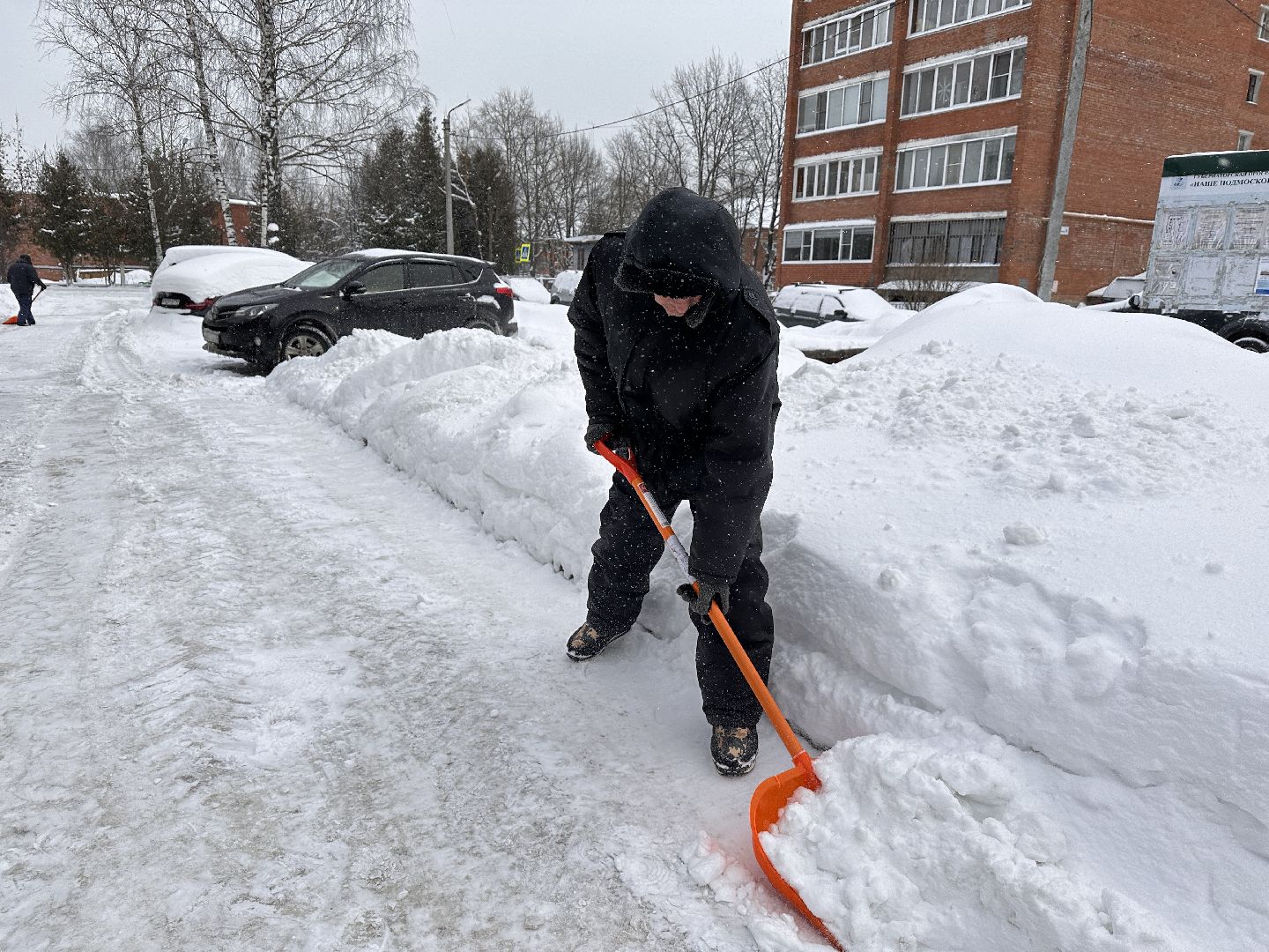 Клин, общество, ЖКХ, снег, уборка снега,