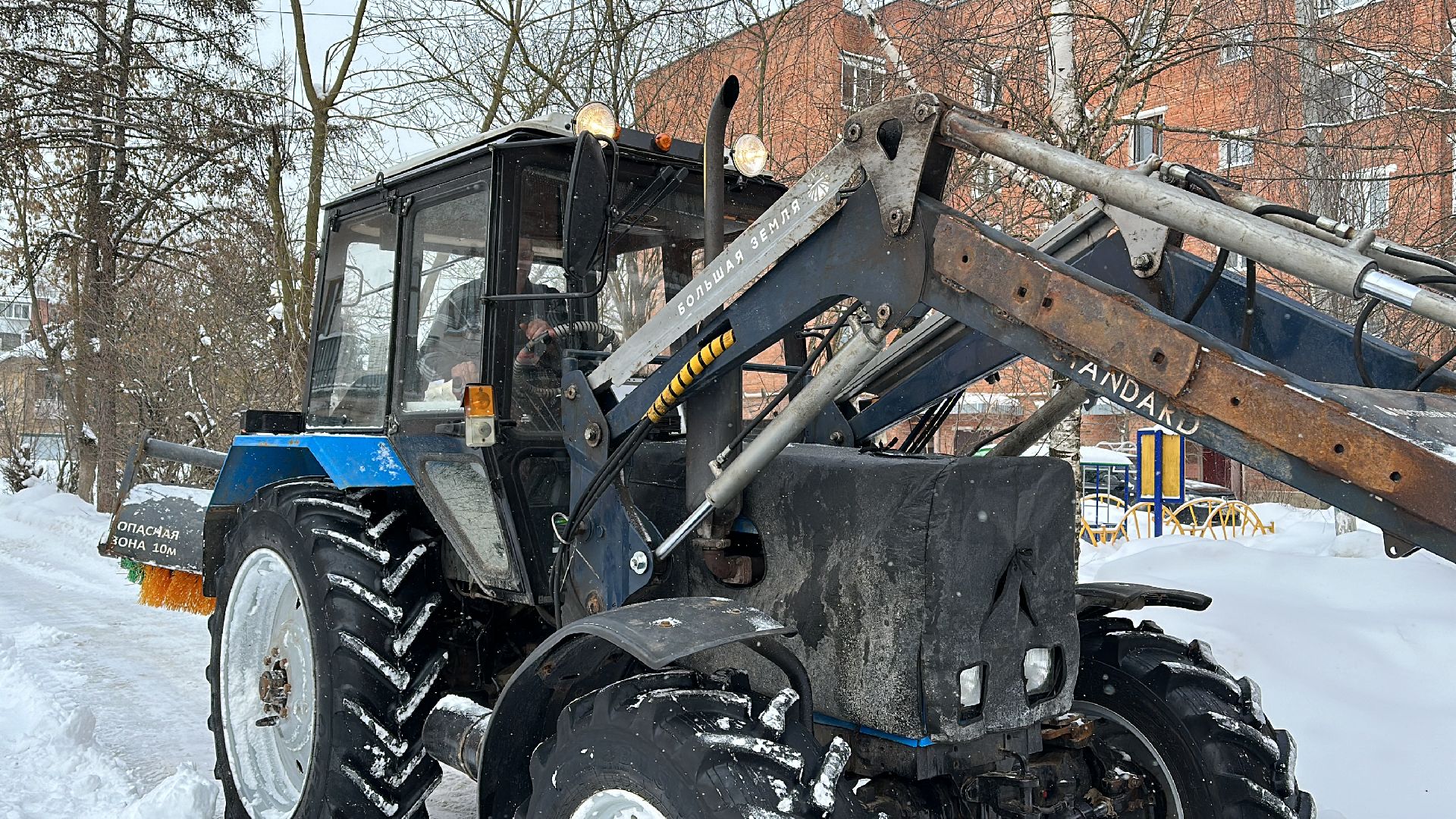 Клин, общество, ЖКХ, снег, уборка снега,