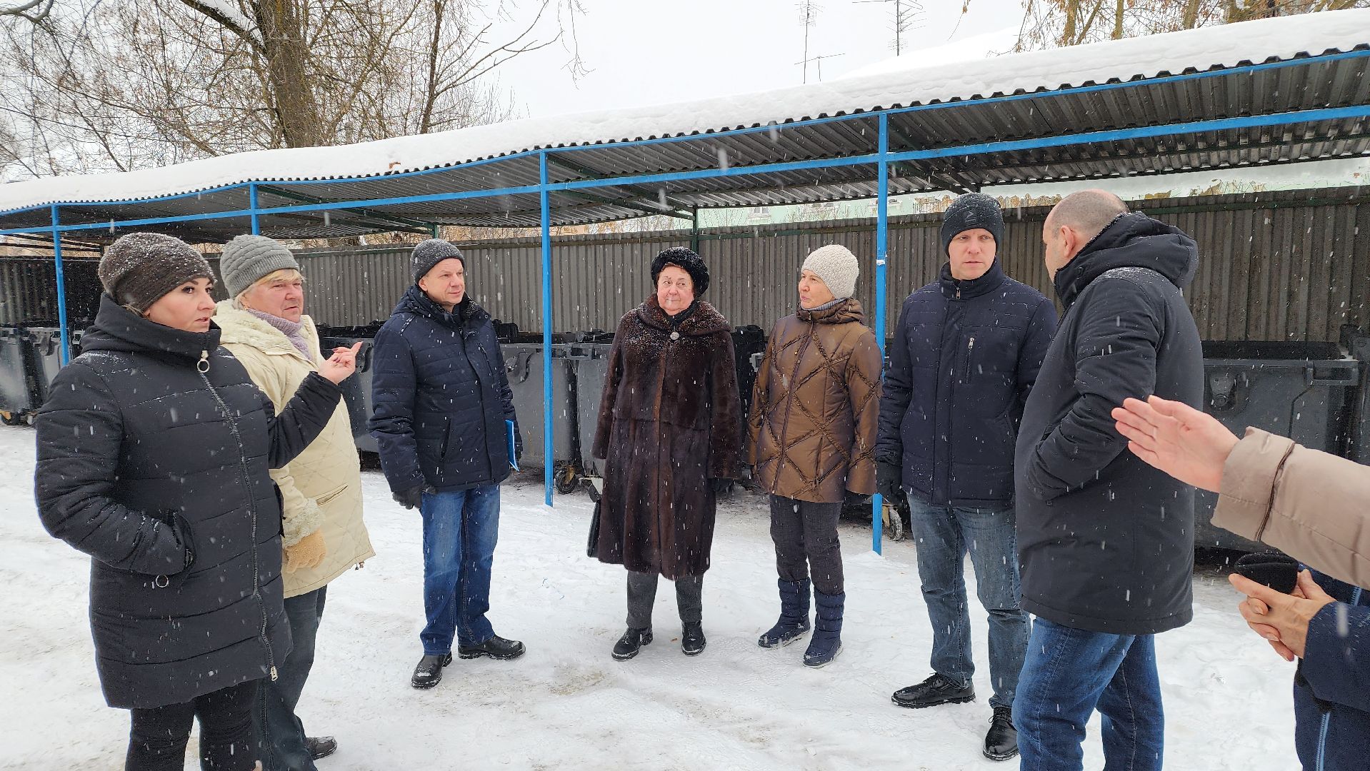 контейнерная площадка, Лосино-Петровский, вывоз мусора,