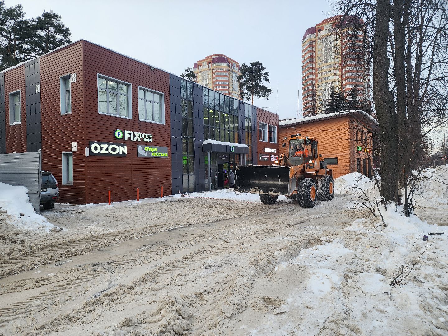 пушкино, уборка снега, коммунальные служба,