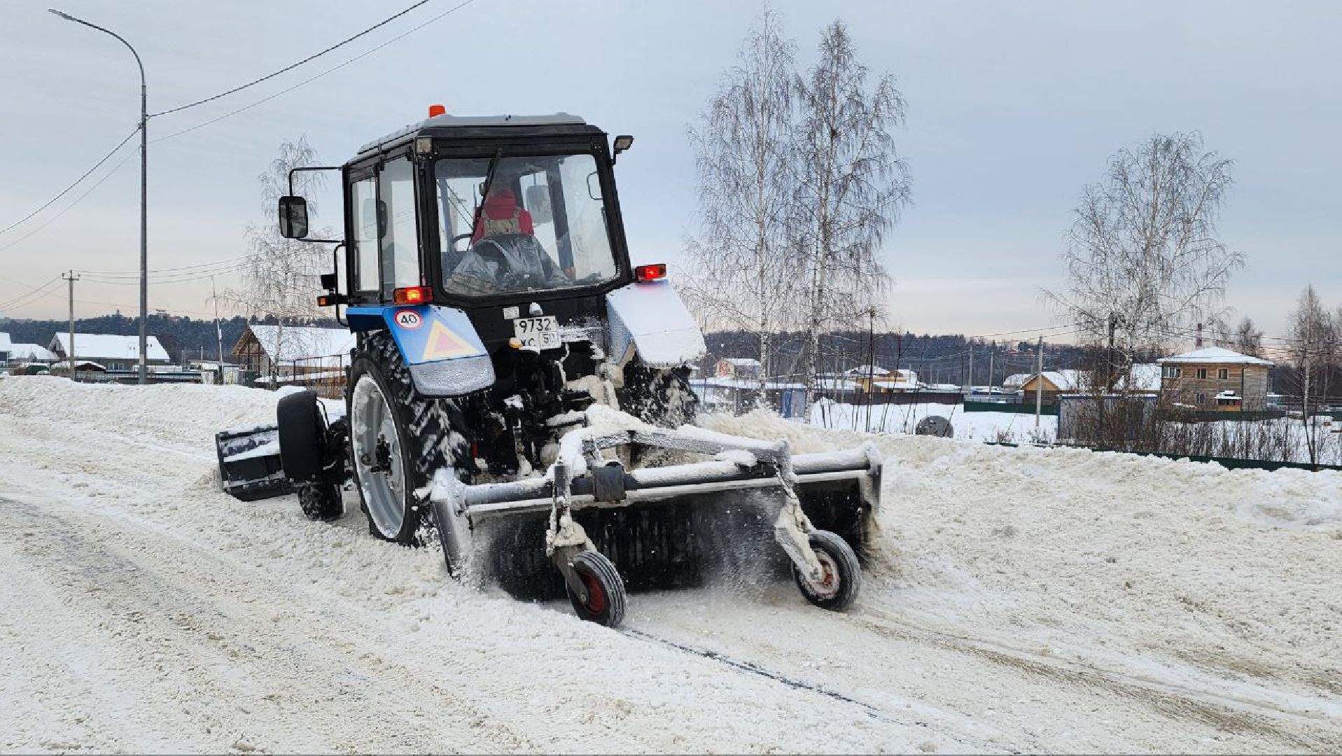 уборка дорог, снегопад, коммунальные служба, уборка снега, Лосино-Петровский,