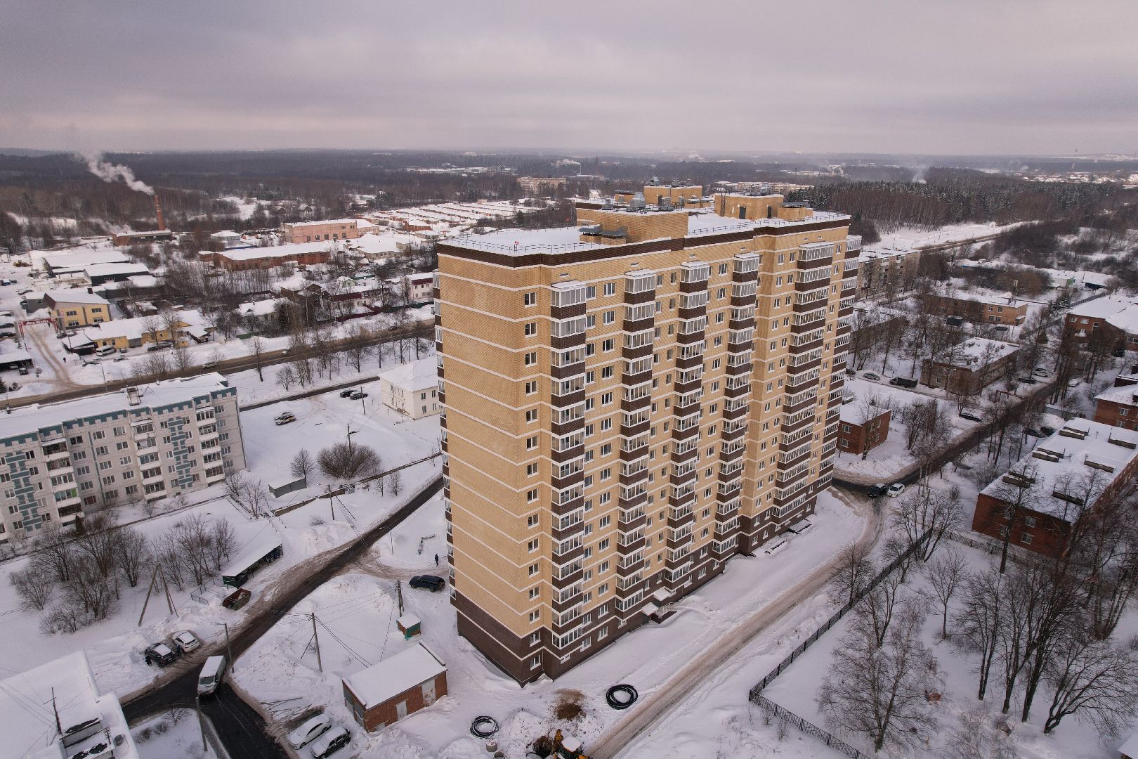 видео с коптера, ЖК, дольщики,