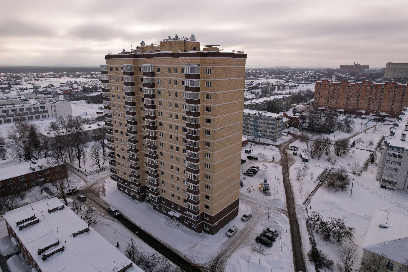 видео с коптера, ЖК, дольщики,