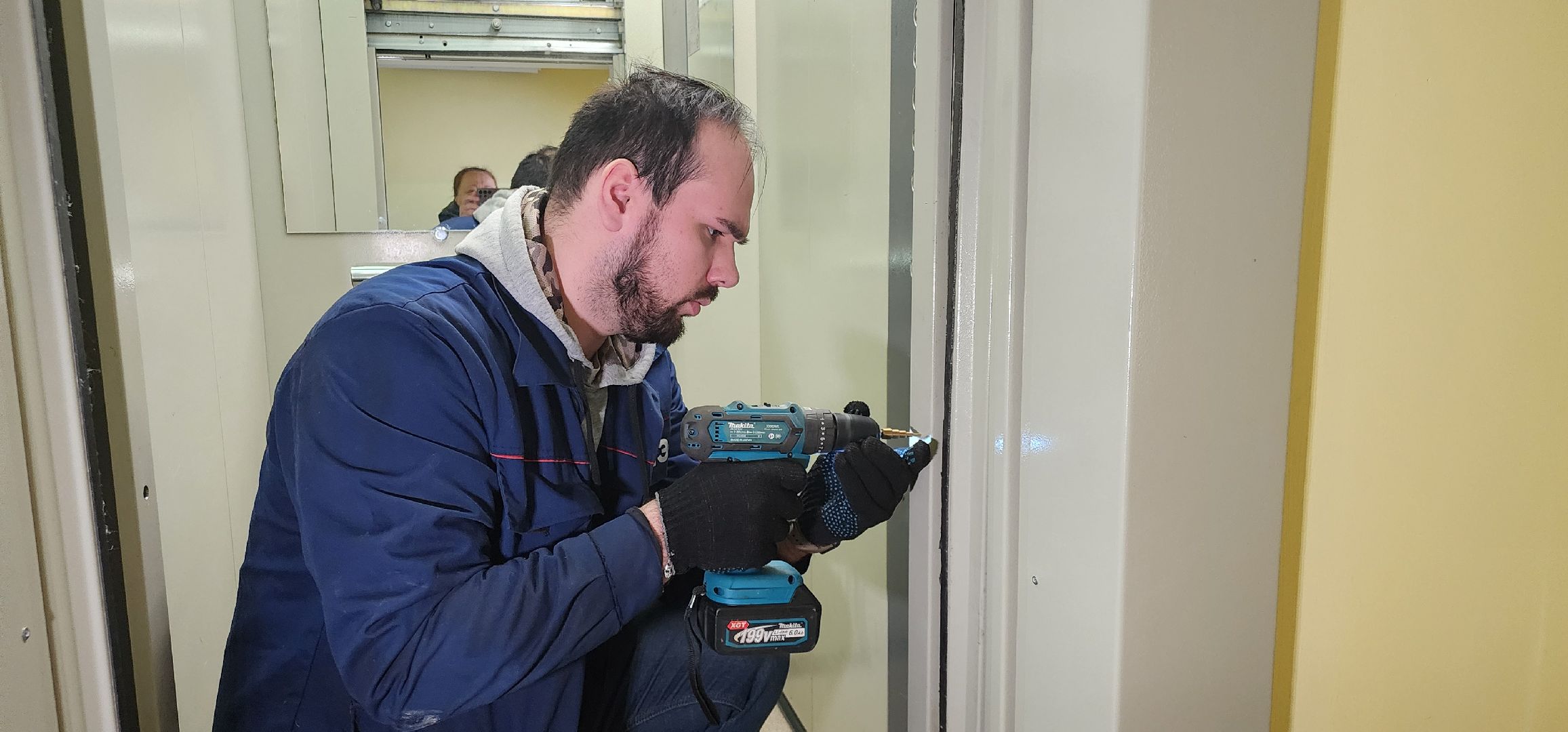 лифты, датчики движения, Домодедово-парк,