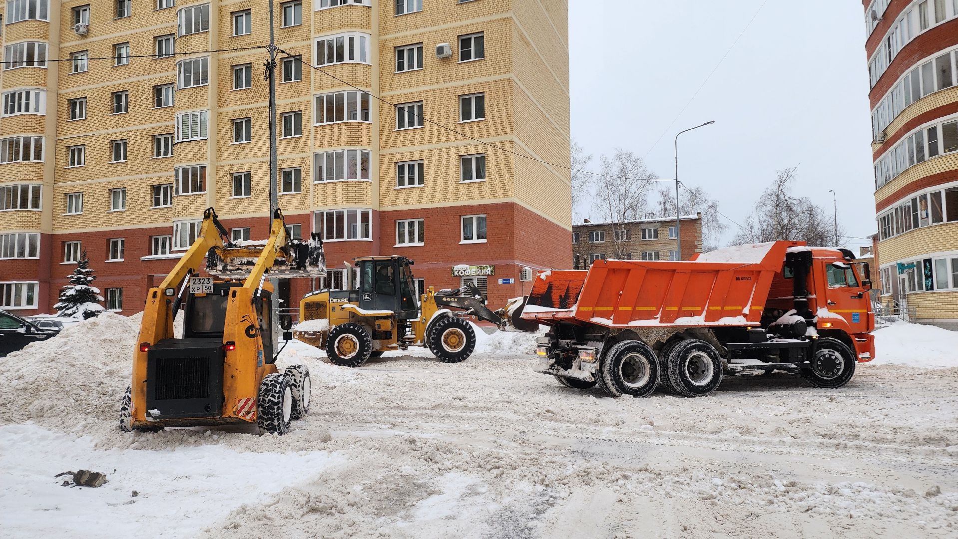 Егорьевск, Подмосковье, Московская область, снег, егорьевская служба благоустройства,