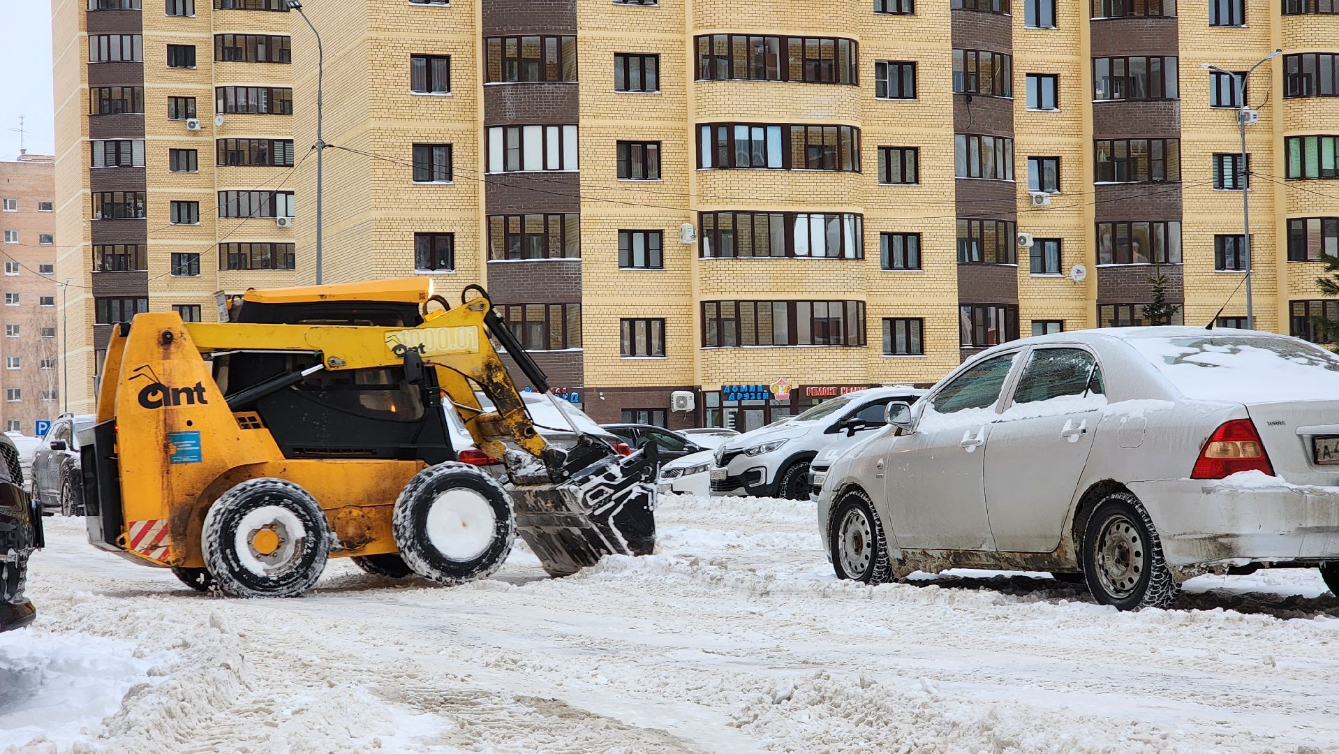 Егорьевск, Подмосковье, Московская область, снег, егорьевская служба благоустройства,