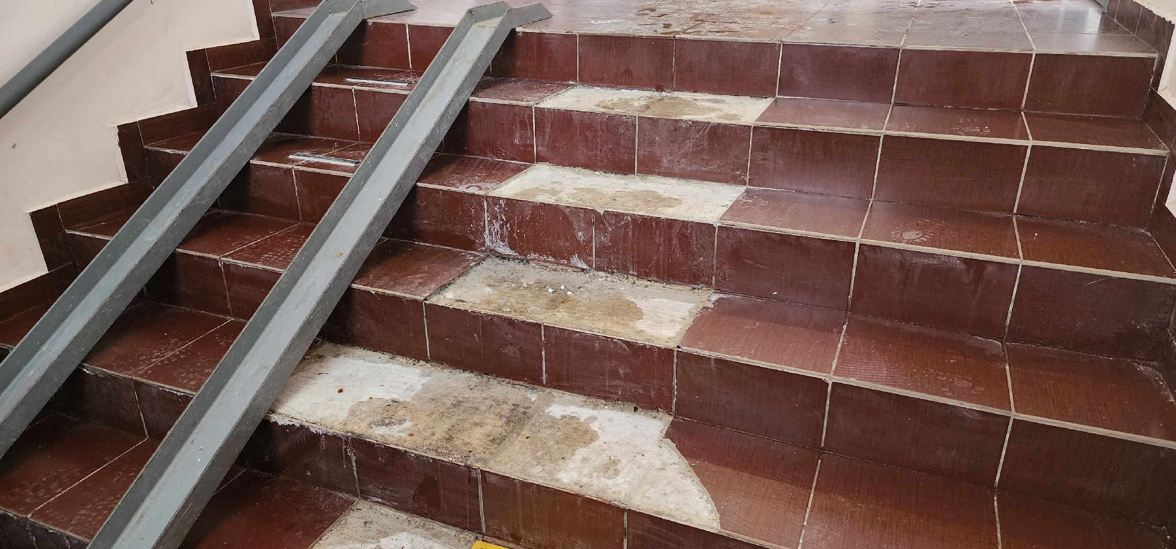 противоскользящая плитка, Домодедово - парк, поручение от жителей,