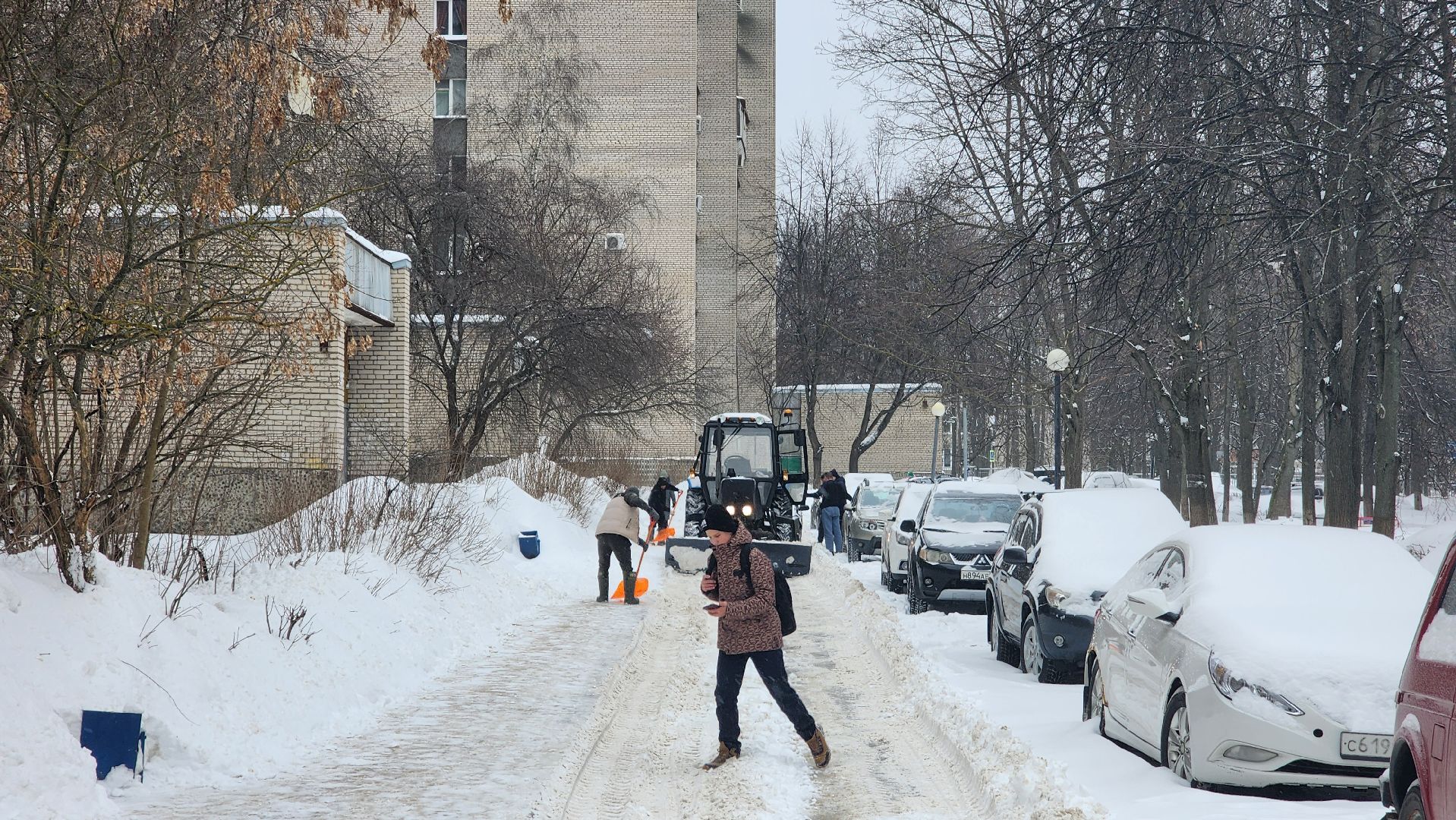 уборка, уборка снега, благоустройство, протвино, комбинат благоустройства,
