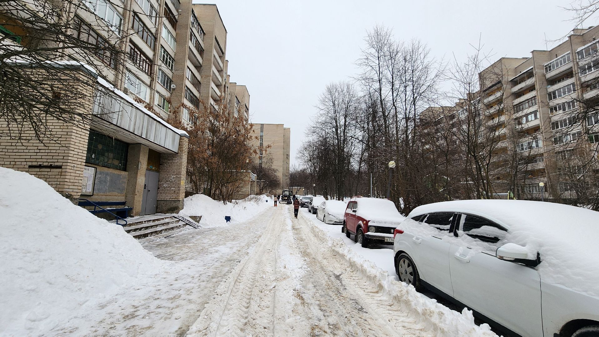 уборка, уборка снега, благоустройство, протвино, комбинат благоустройства,