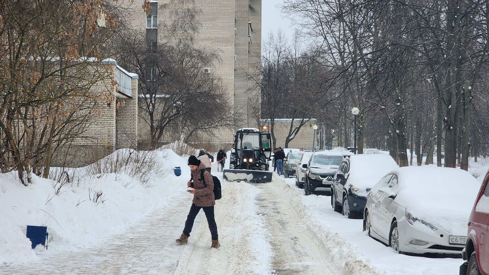 уборка, уборка снега, благоустройство, протвино, комбинат благоустройства,