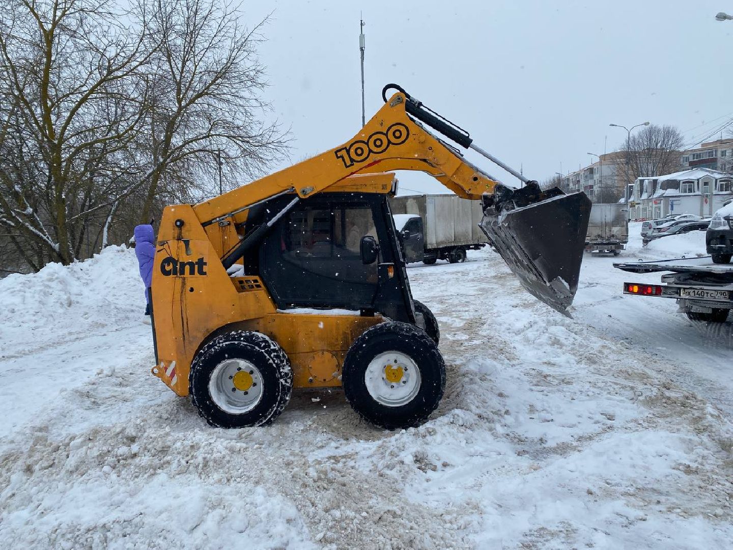 чехов, благоустройсво, очистка дорог, коммунальные службы, снегопад,