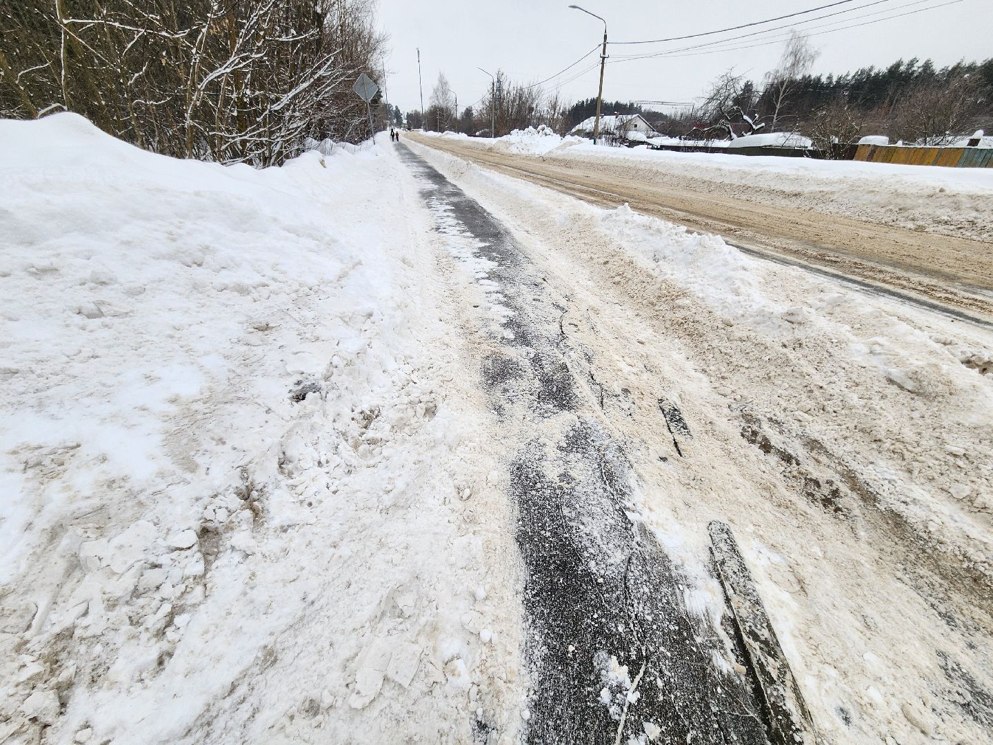 снегопад, уборка снега,
