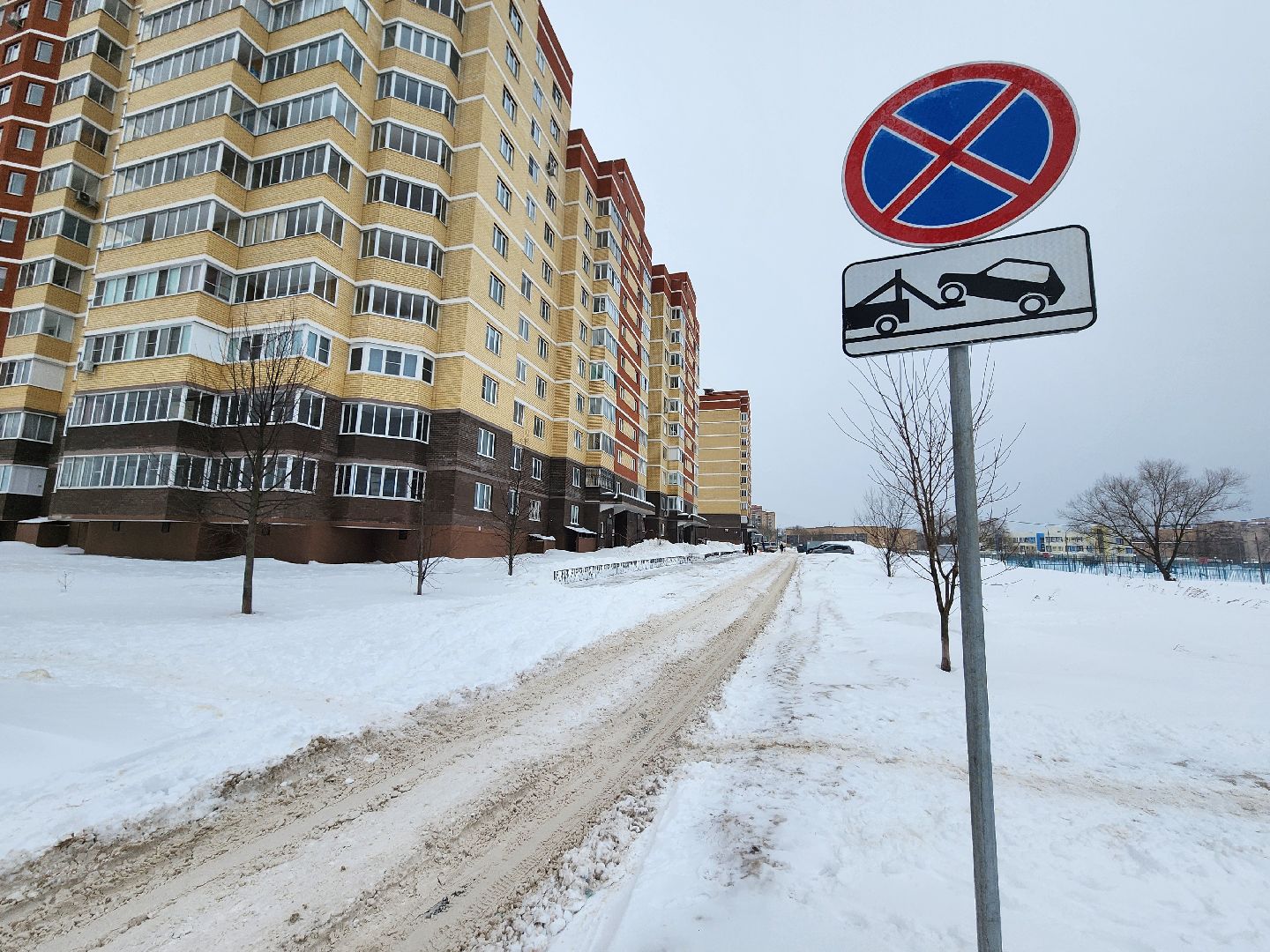 серпухов, подмосковье, знаки запрета парковки, мкр Ногина,